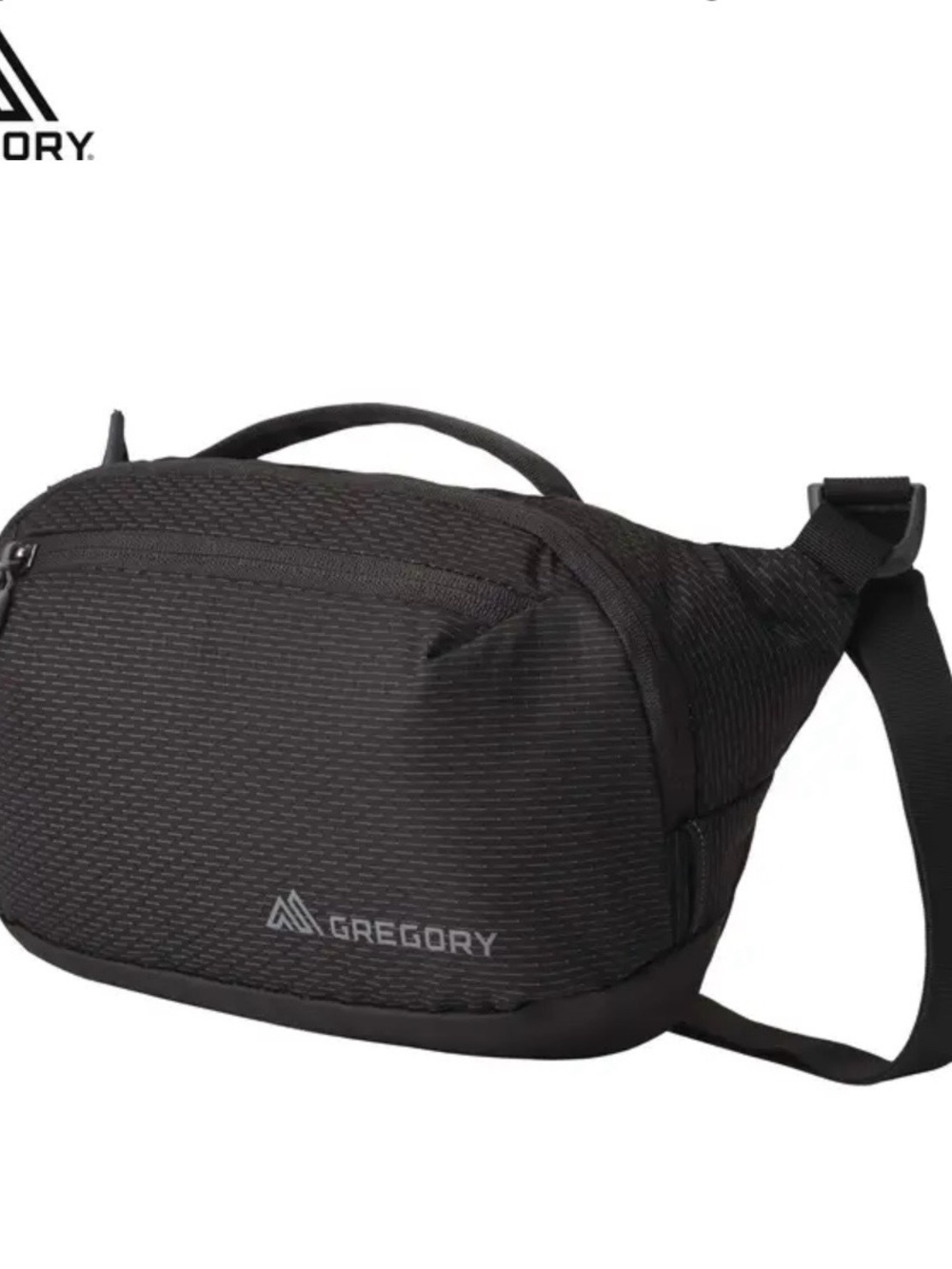 NWT Gregory Nano 3L Shoulder Bag Optic Black Crossbody Sling